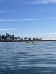 Amelia Kayaking at Cain Beach by Marina Cousins