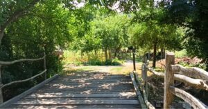 Ferme du Bec Hellouin's gardens